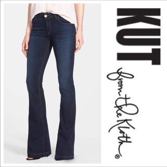 Kut from the Kloth Denim - Kut From The Kloth Dark Wash Boho Flare Jeans
